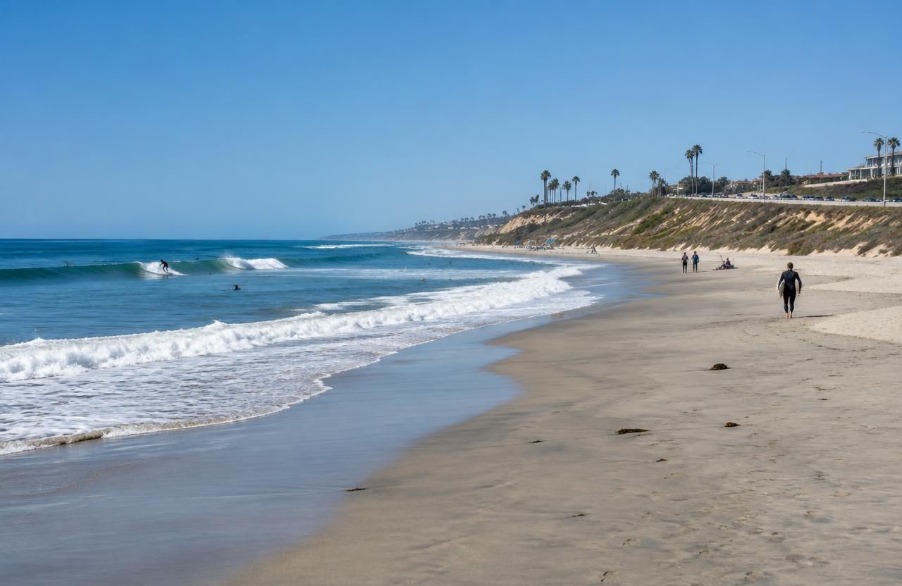 North Ponto Beach — San Diego coastal beach photo