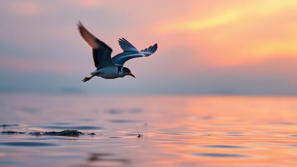 Black Skimmer on a San Diego beach