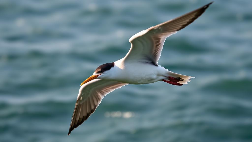 Elegant Tern on a San Diego beach