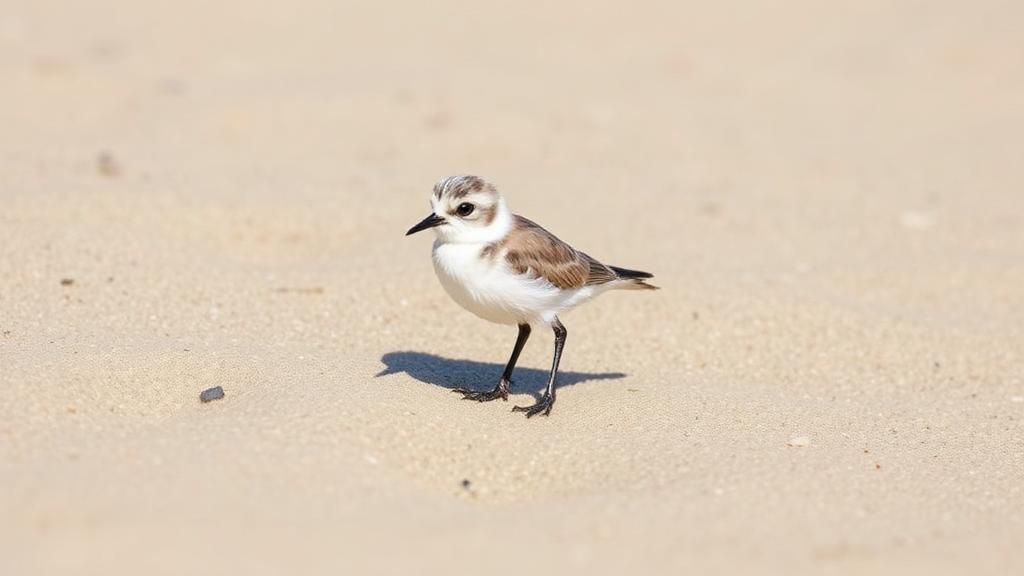 Western Snowy Plover on a San Diego beach