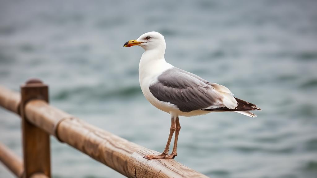 Western Gull on a San Diego beach